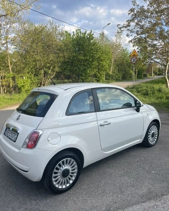 Fiat 500 cena 17800 przebieg: 159000, rok produkcji 2008 z Biała małe 301